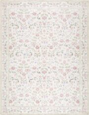 Brigid Off White Machine Woven Area Rug