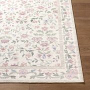 Brigid Off White Machine Woven Area Rug - Image 3