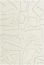 Mony Charcoal Tribal Hand Tufted Wool Area Rug
