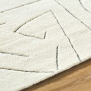 Mony Charcoal Tribal Hand Tufted Wool Area Rug - Image 3