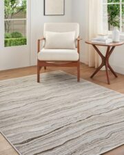 Ailith Ivory Machine Woven Area Rug - Image 2