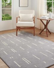 Charan Slate Gray Hand-Tufted Area Rug - Image 2