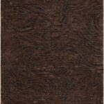 Kamiko Dark Brown Contemporary Machine Woven Area Rug