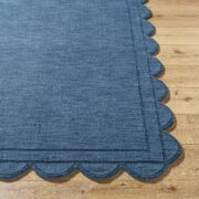Uhuro Midnight Blue Hand Loomed Area Rug - Image 3