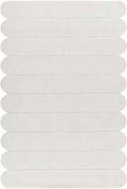 Tayte White Abstract Hand-Loomed Wool Area Rug